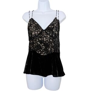 Ice Black Lace Camisole